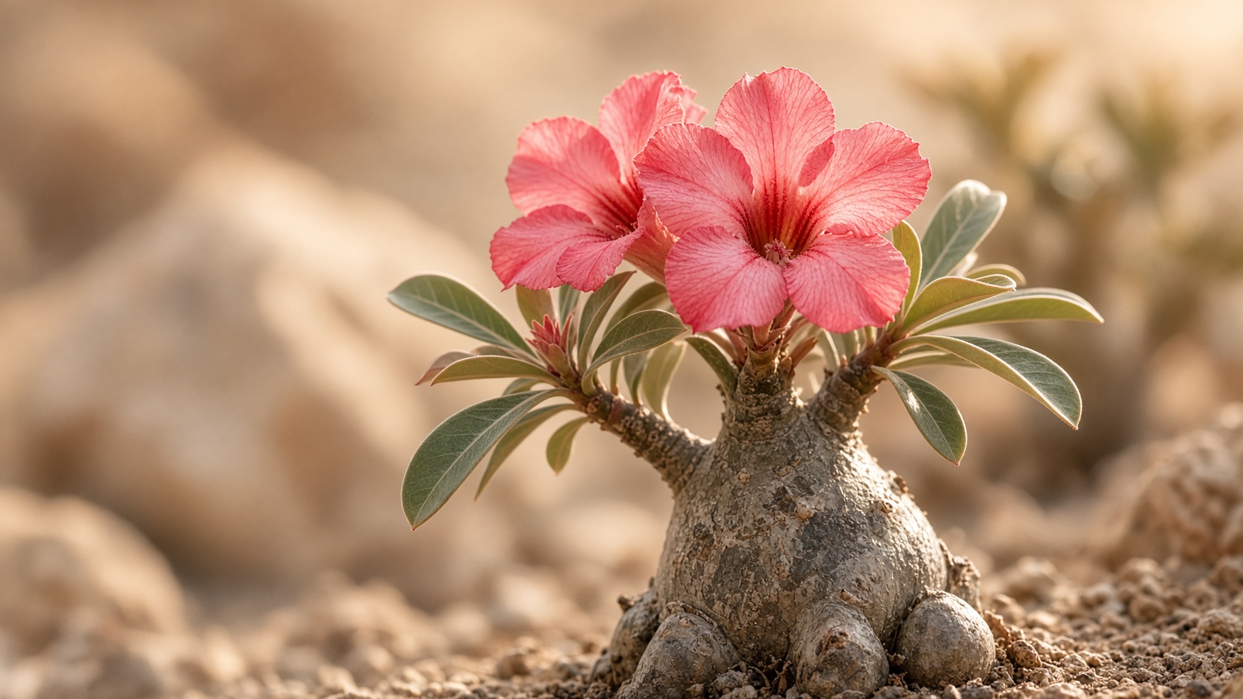 Desert rose in Arizona light